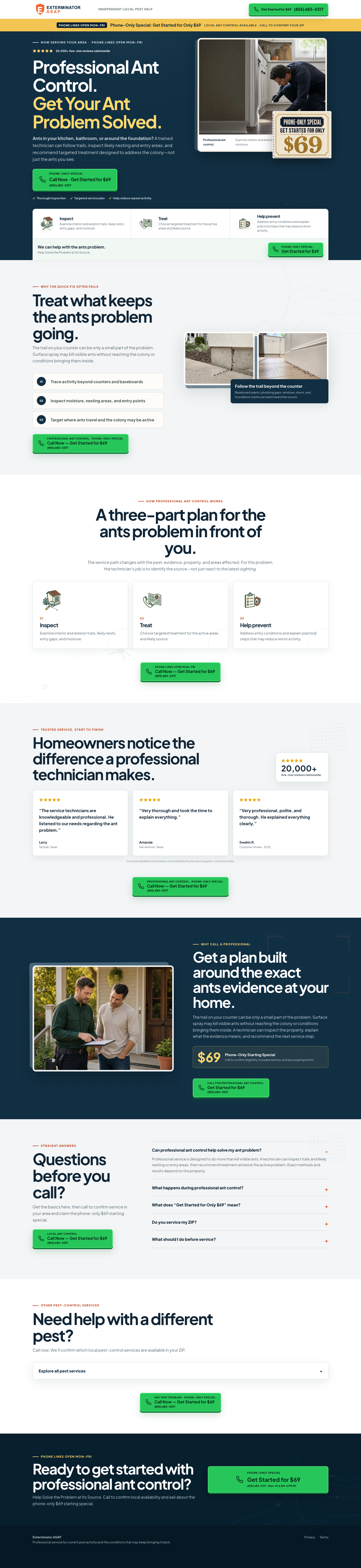 Desktop preview of the selected page system